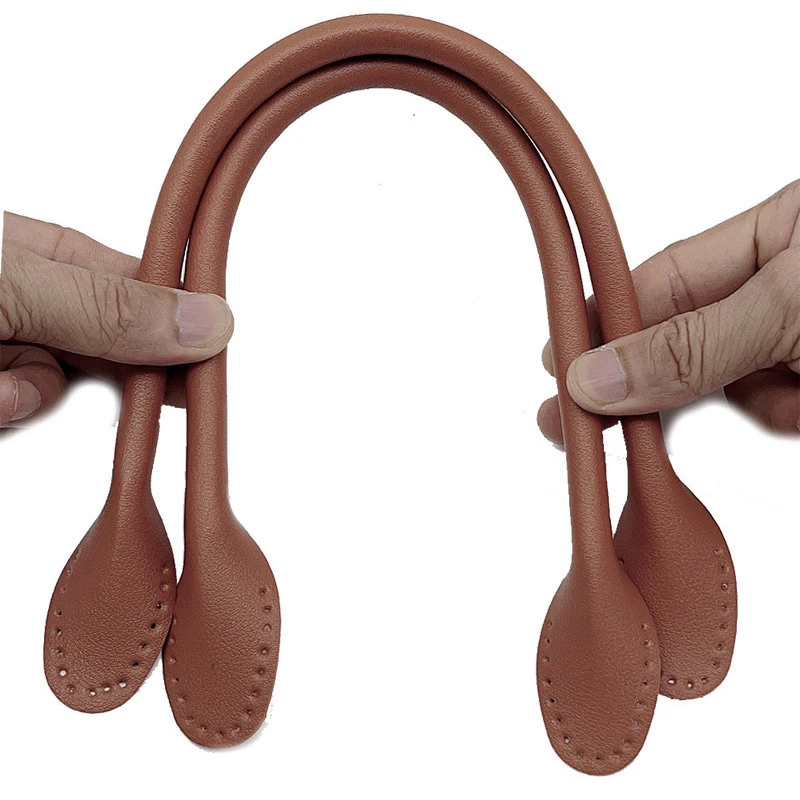 1Pair Bag Handles Bag Shoulder Leather Handle DIY Purse Strap Handbags Belts Strap Replacement Hand Strap Women Bags Accessories