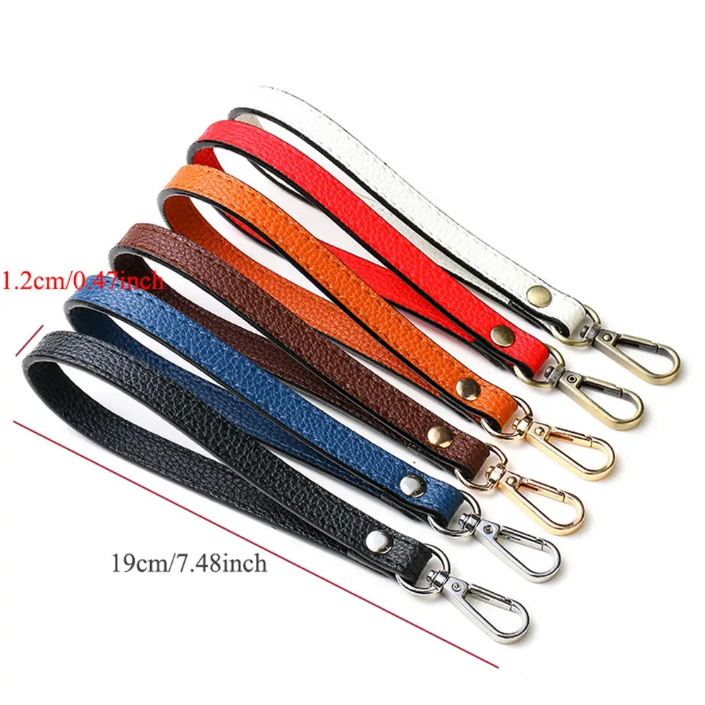 19cm Pu Leather Women Purse Bag Strap Bag Handles DIY Replacement Ladies Wallet Clutch Handbag Handle Belts Strap Bag Accessorie