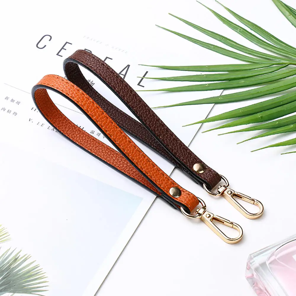 19cm Pu Leather Women Purse Bag Strap Bag Handles DIY Replacement Ladies Wallet Clutch Handbag Handle Belts Strap Bag Accessorie