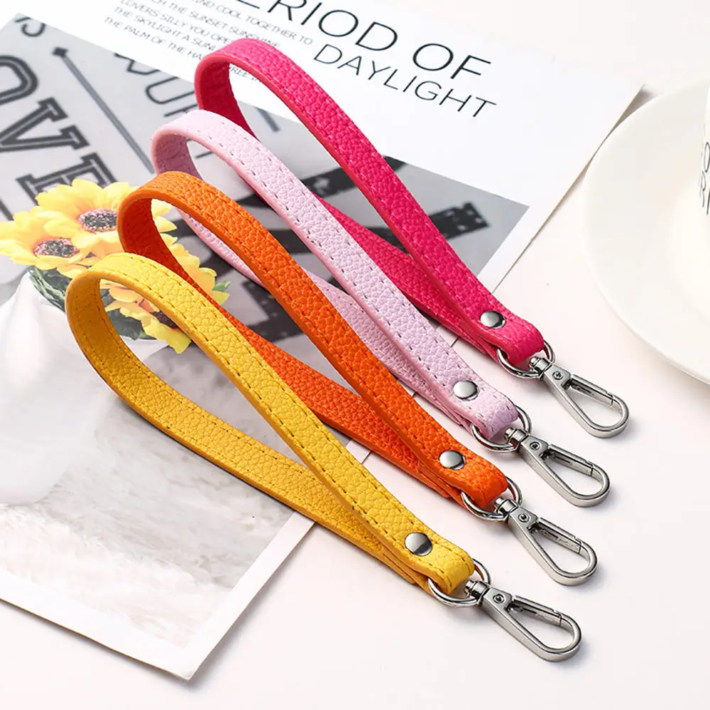 19cm Pu Leather Women Purse Bag Strap Bag Handles DIY Replacement Ladies Wallet Clutch Handbag Handle Belts Strap Bag Accessorie
