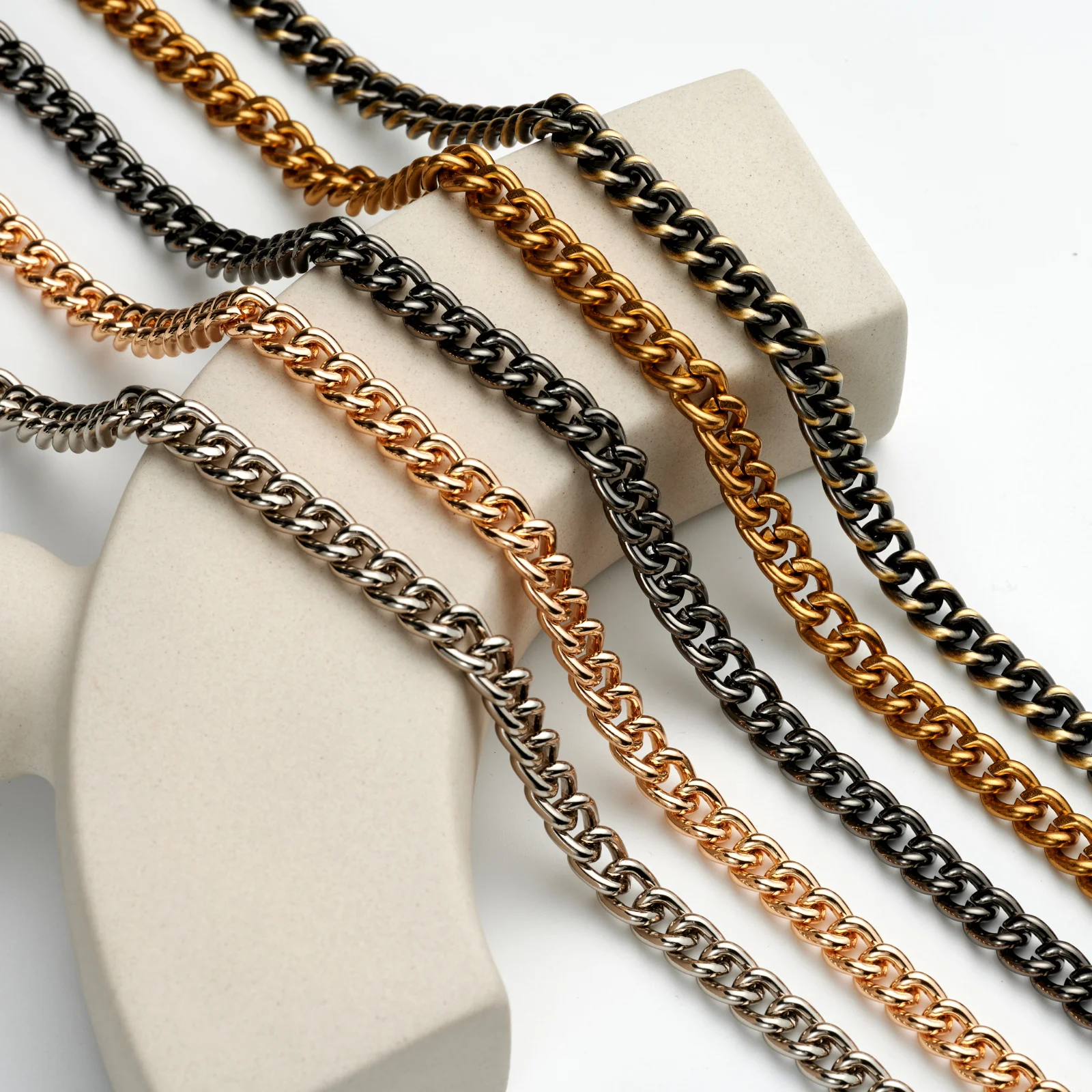 Metal Aluminum Bag Chain Parts Accessories for Shoulder Crossbody Handbag Parts DIY Detachable Straps