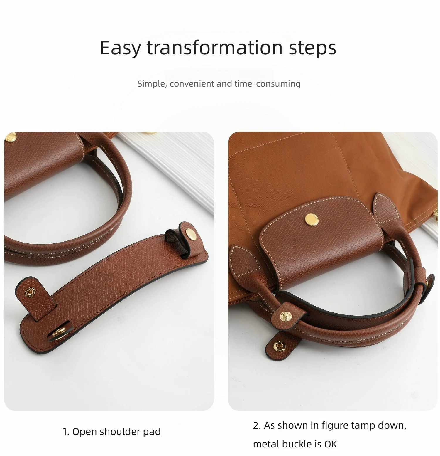 Bag shoulder pad for Longchamp women bag bag strap modified shoulder strap anti slip shoulder support bag accessories