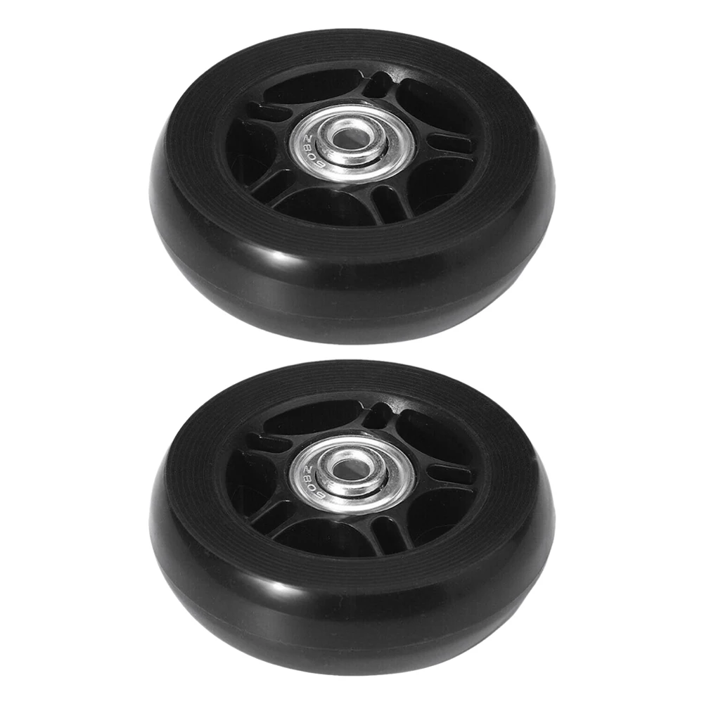 Suitcase Parts Axles Silent Travel Luggage Wheels with Metal Bearings Resistant Wheels Casters Repair Kit Replacement Axles