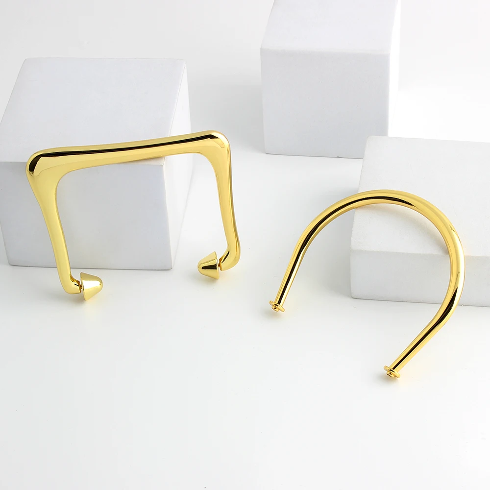 2/4/10PCS Metal Bag Frame For Women Casual Handbag Handles Clutch Bag Shoulder Crossbody Strap Handmade Replacement Accessories