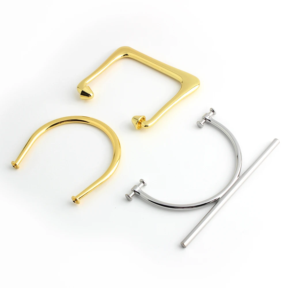 2/4/10PCS Metal Bag Frame For Women Casual Handbag Handles Clutch Bag Shoulder Crossbody Strap Handmade Replacement Accessories
