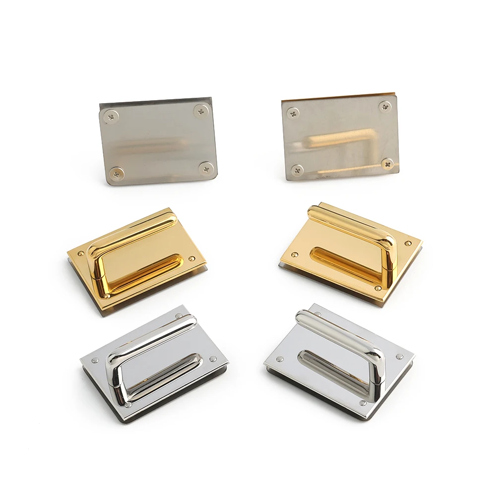 1/5/10Sets Stainless Steel Waist Bag Turn Twist Lock Set For Leather Women's Handbag Eyelet Clasp Lock Fanny Pack Accessories