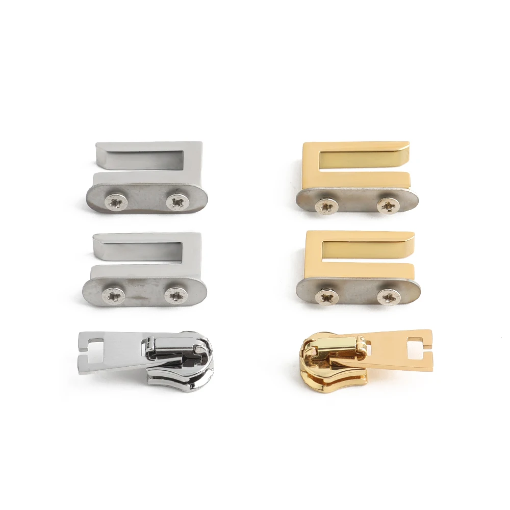 1/5/10Sets Stainless Steel Waist Bag Turn Twist Lock Set For Leather Women's Handbag Eyelet Clasp Lock Fanny Pack Accessories
