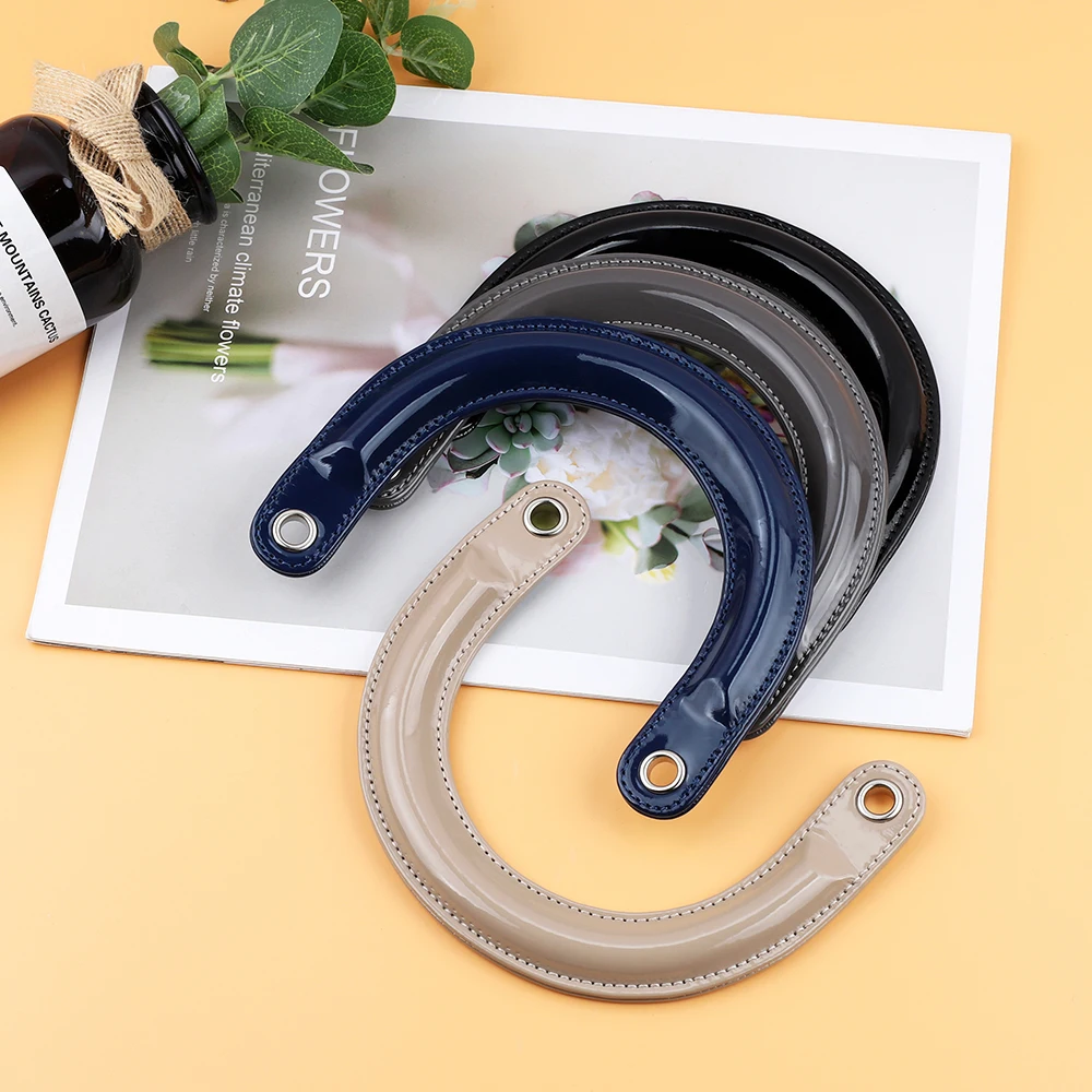 2pcs/lot Bag Handles Replacement for Handbags Women Shoulder Bag Strap Leather Bags Belt Solid Color Clasp Accessories Handle