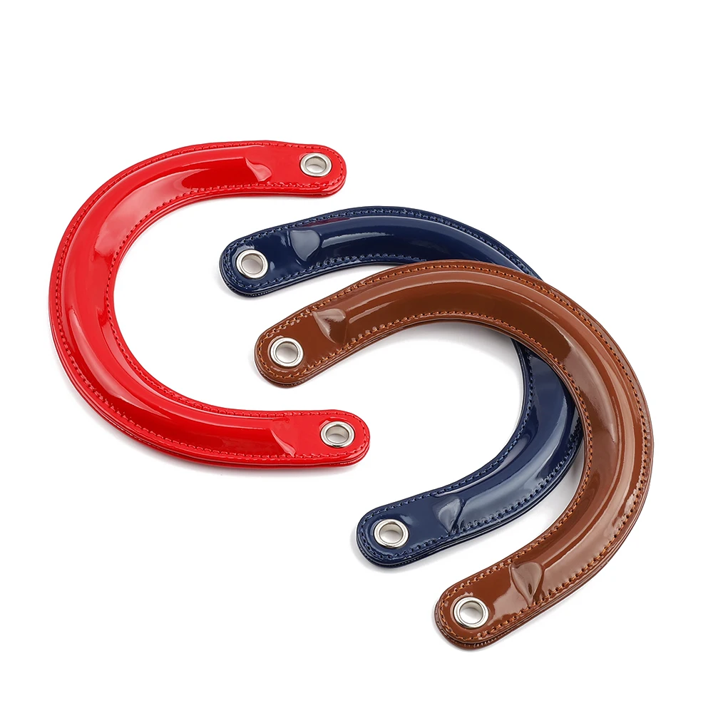 2pcs/lot Bag Handles Replacement for Handbags Women Shoulder Bag Strap Leather Bags Belt Solid Color Clasp Accessories Handle