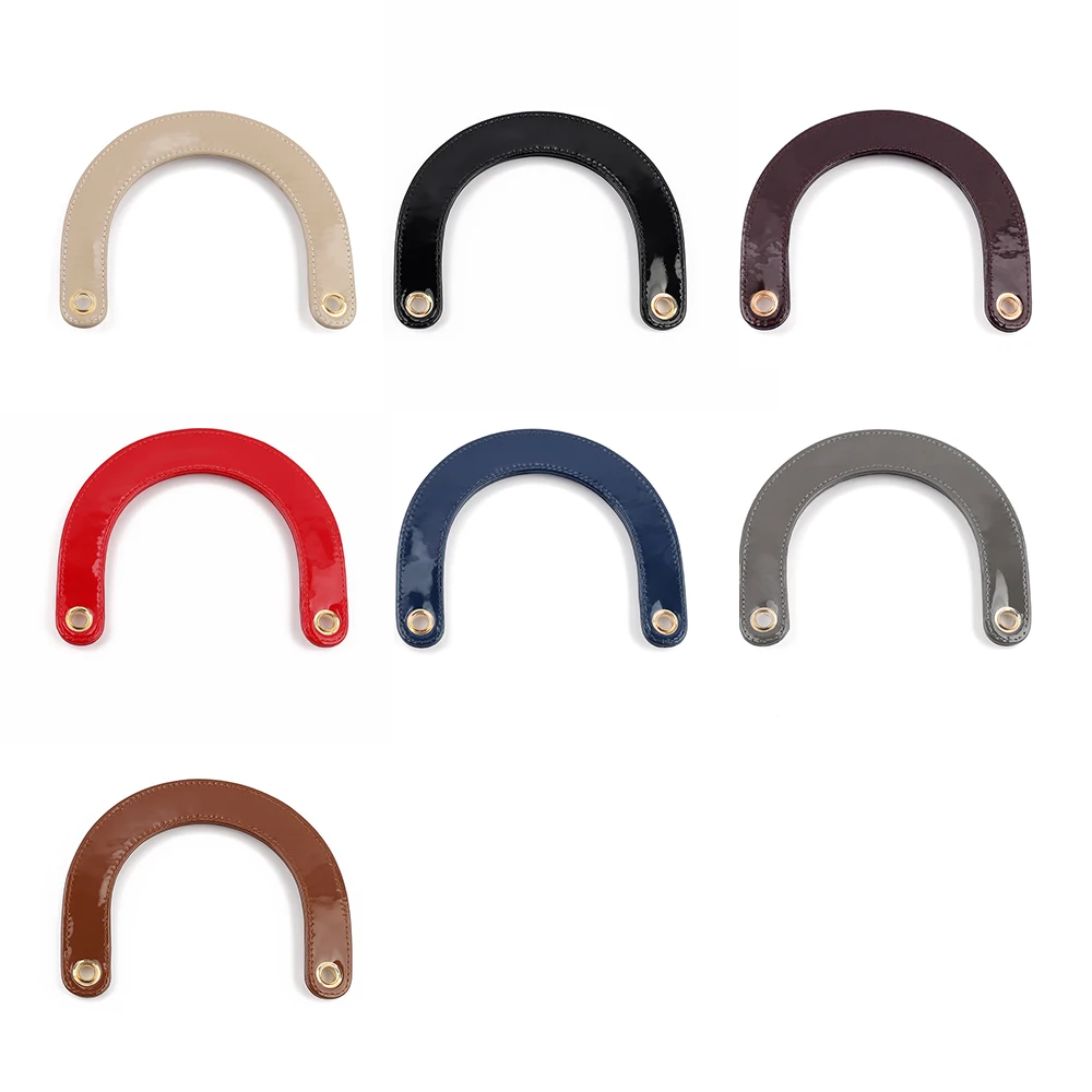 2pcs/lot Bag Handles Replacement for Handbags Women Shoulder Bag Strap Leather Bags Belt Solid Color Clasp Accessories Handle