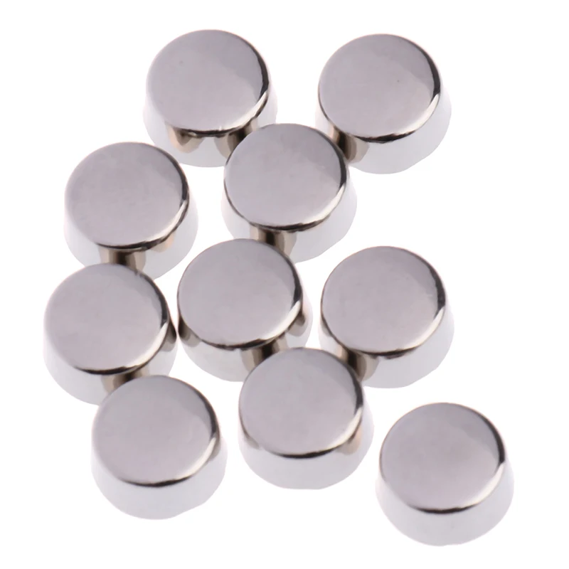 10sets Feet Screw DIY Leather Buttons Screw Wear Protection Bag Bottom Studs Rivets For Bag For Bags Hardware Belt Accessories