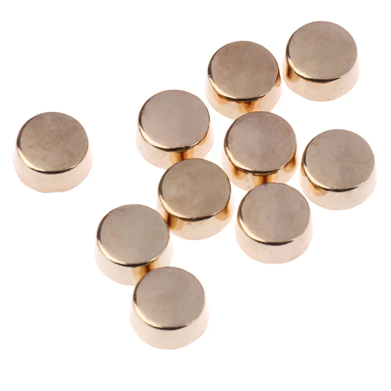 10sets Feet Screw DIY Leather Buttons Screw Wear Protection Bag Bottom Studs Rivets For Bag For Bags Hardware Belt Accessories