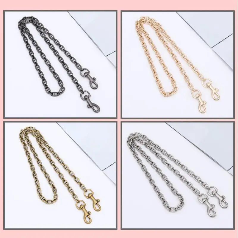 1.3cm Women Bag Chain Metal Zinc Chain Clasp Purse Replacement Brand Bag Parts Messenger Handbag Handle High Quality Profile
