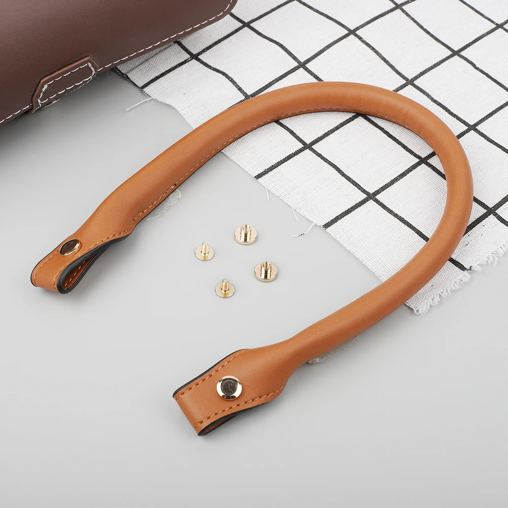 2pcs 45cm PU Leather Detachable Bag Handles Women Bags Shoulder Handbag Slim Handles Strap Belt DIY Replacement Accessories