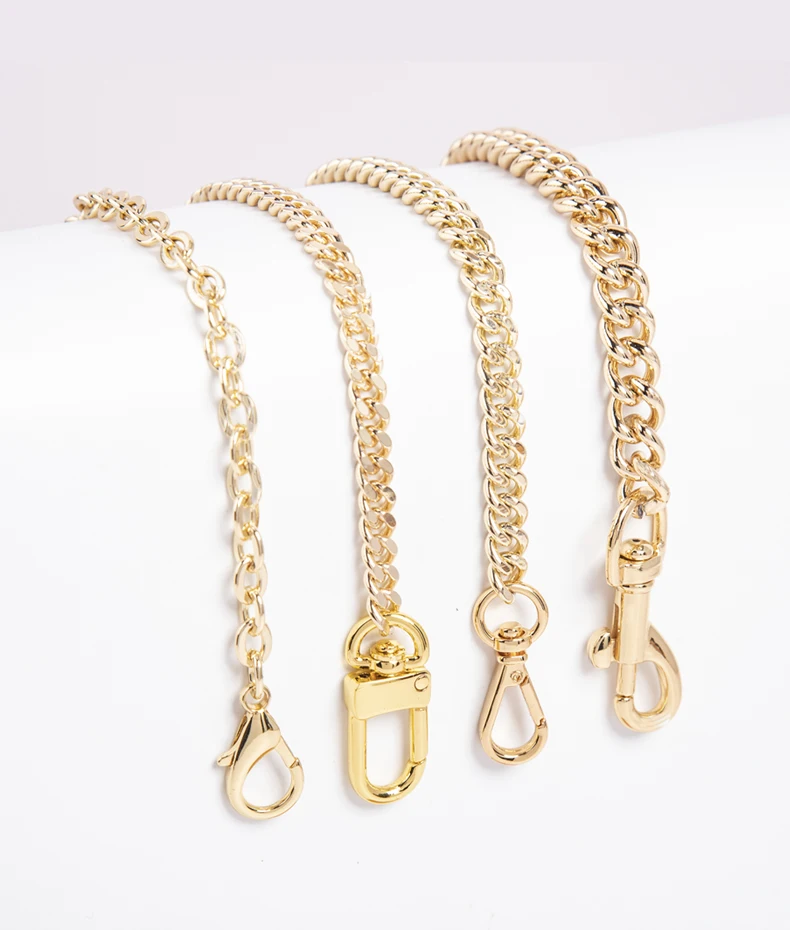 CRAZYSMITH Metal Bag Chain Transformation Bag Strap Replacement Underarm Crossbody Shoulder Handbag Extension Chains Accessories