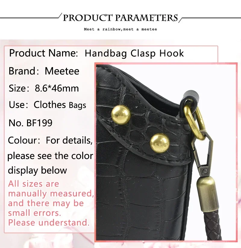 2/4/10/20Pcs Metal Bag Buckles Strap Cord Lock Tassel Cap Clip Clasp for Bags Straps Handbag Decor Hook Hardware Accessories