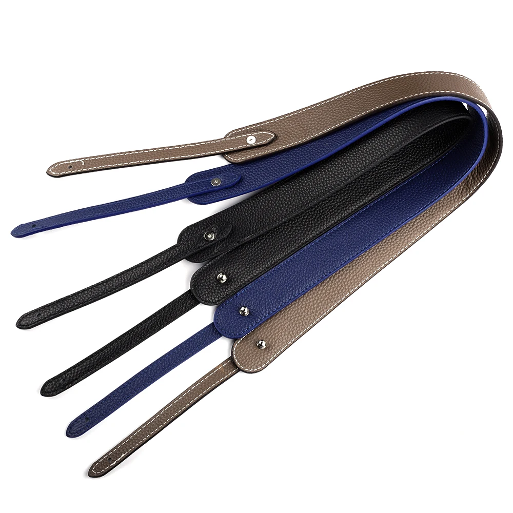Genuine Leather Bag Strap Women Handbag Belt Shoulder Messenger Crossbody Bag Wide Strap Replacement Lychee Pattern Bag Strap