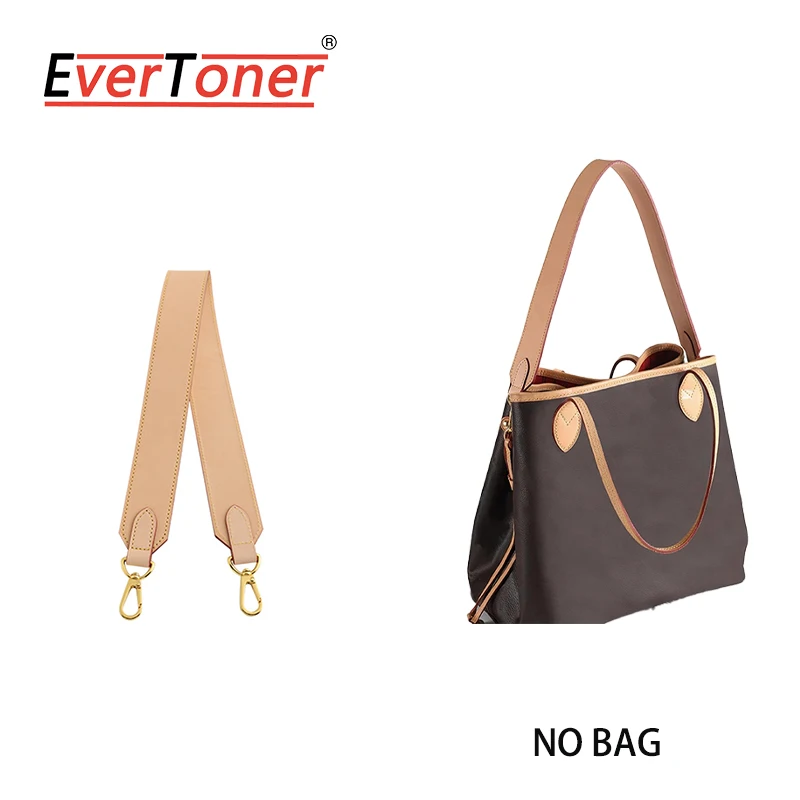 EverToner Crossbody Strap Fit for Lv Neverfull Bag Wide Shoulder Strap Bucket Bag Armpit Transformation Accessories