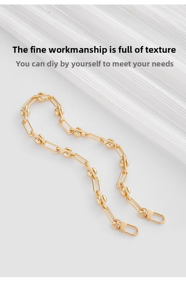 Decorative chain shoulder strap for women's bag fashion not easy to scratch and fade bag accessories
