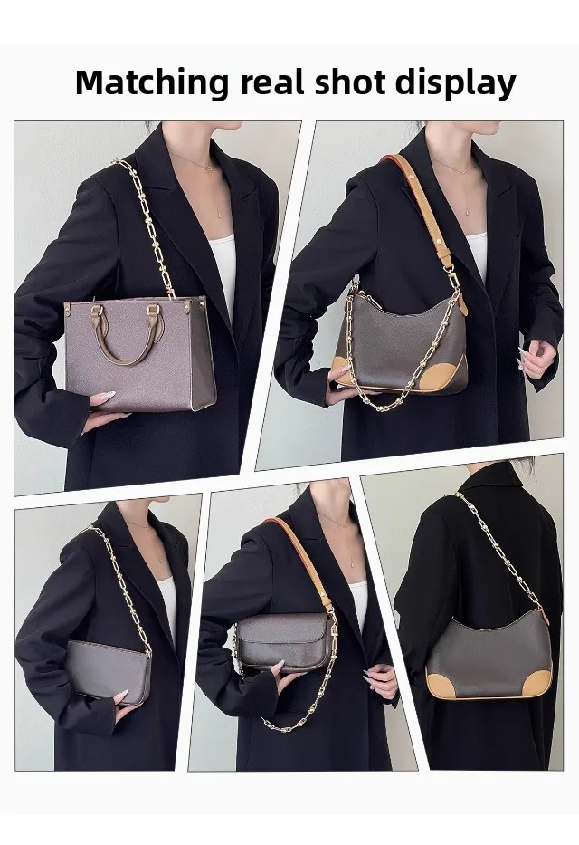 Decorative chain shoulder strap for women's bag fashion not easy to scratch and fade bag accessories