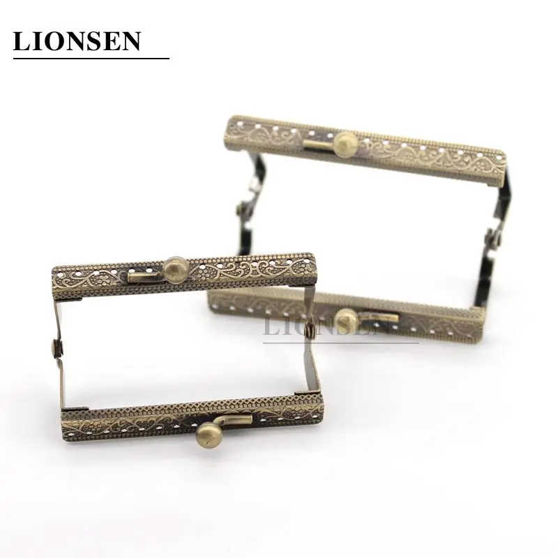10pcs 7.5cm/ 9cm Metal Coin Purse Bag Antique Bronze Metal Coin Purse Frame small size Kiss clasp DIY bag hardware access