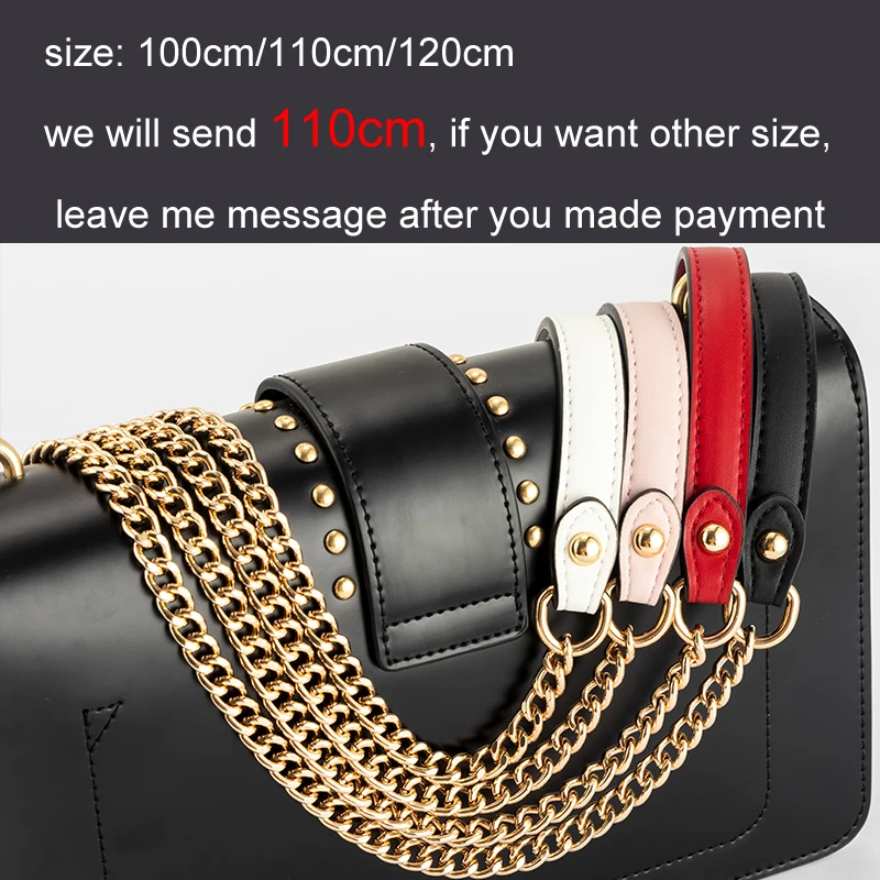 Women Bag Straps Handbag Crossbody Bag Chains Belt Shoulder Bag Strap Replacement Strap Accessory Bag Part Belt For Bags