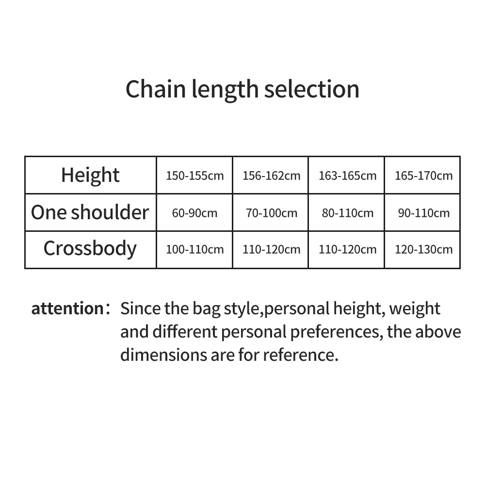 Metal Chain Strap for Bags DIY Handles Crossbody Accessories for Handbag Luxury Brand Detachable Replacement Purse Chain Strap