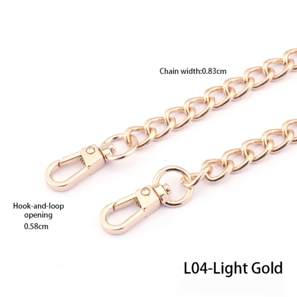 Metal Chain Strap for Bags DIY Handles Crossbody Accessories for Handbag Luxury Brand Detachable Replacement Purse Chain Strap