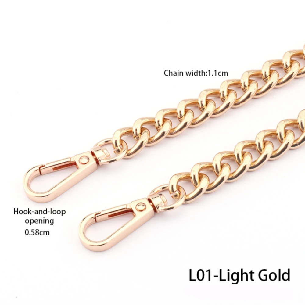 Metal Chain Strap for Bags DIY Handles Crossbody Accessories for Handbag Luxury Brand Detachable Replacement Purse Chain Strap