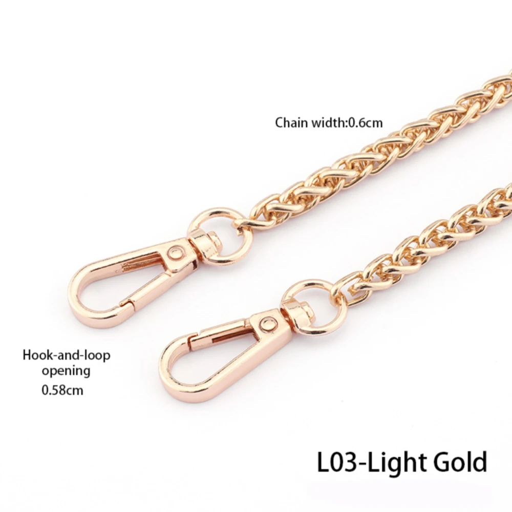 Metal Chain Strap for Bags DIY Handles Crossbody Accessories for Handbag Luxury Brand Detachable Replacement Purse Chain Strap