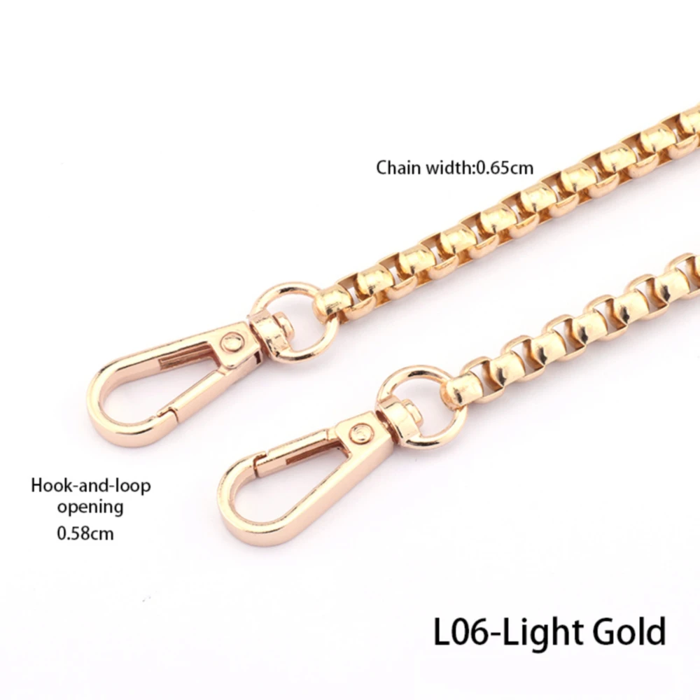 Metal Chain Strap for Bags DIY Handles Crossbody Accessories for Handbag Luxury Brand Detachable Replacement Purse Chain Strap