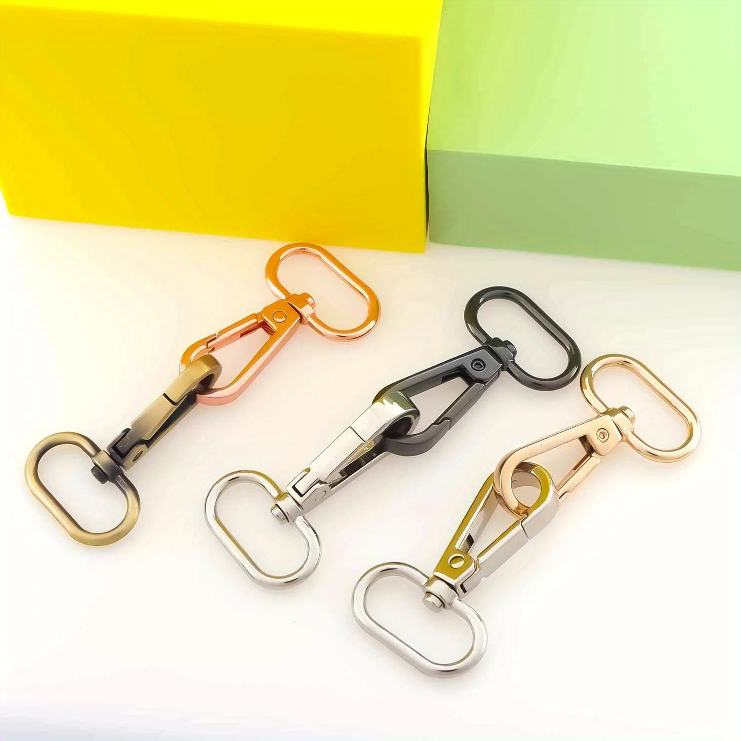5pcs Metal Swivel Snap Clasps Buckles Lobster Clasp Swivel Trigger Clips Snap Hook Bag Strap Buckle DIY Sewing Accessories