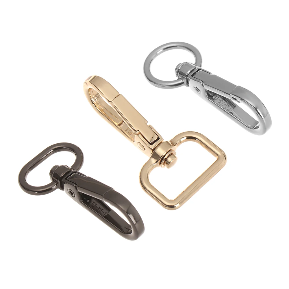 5Pcs/Set Metal Bags Strap Buckles Lobster Clasp Collar Carabiner Snap Hook DIY Keychain Bag Parts Accessories 13/15/20/25mm