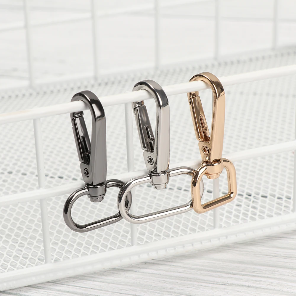 5Pcs/Set Metal Bags Strap Buckles Lobster Clasp Collar Carabiner Snap Hook DIY Keychain Bag Parts Accessories 13/15/20/25mm