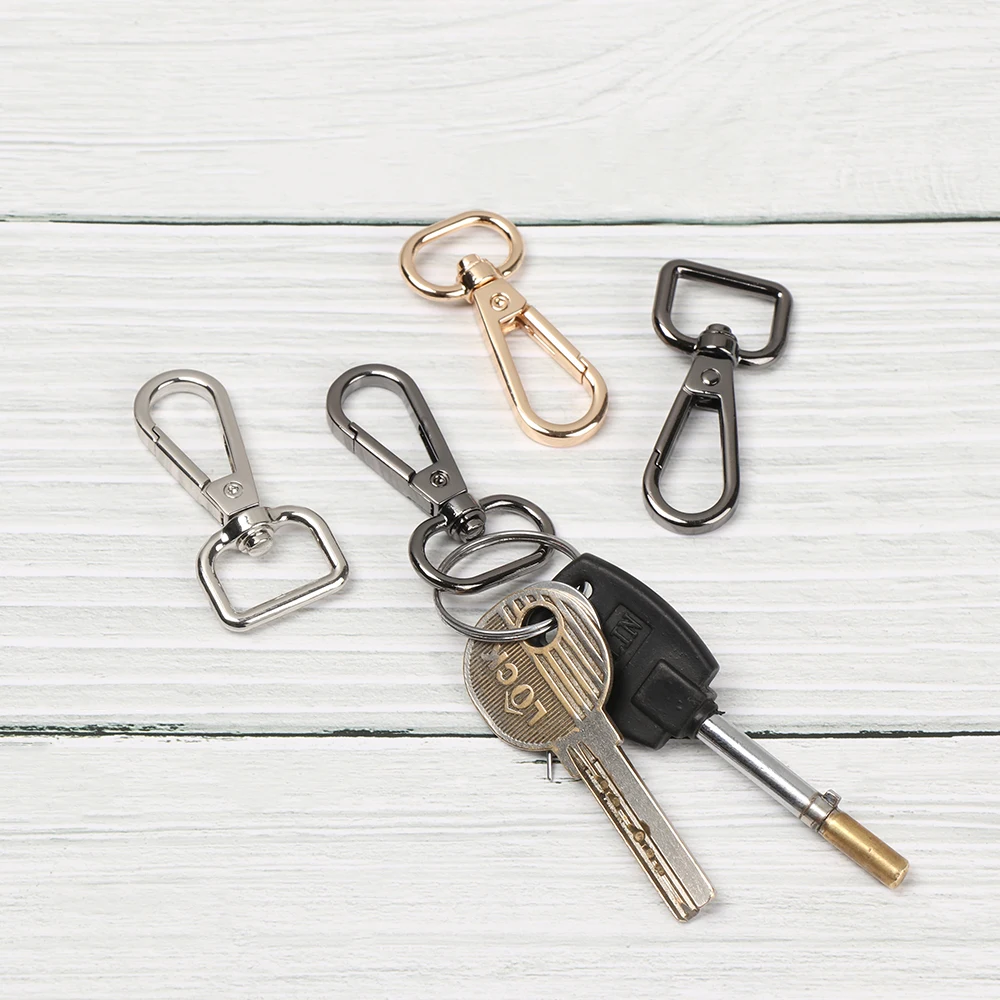 5Pcs/Set Metal Bags Strap Buckles Lobster Clasp Collar Carabiner Snap Hook DIY Keychain Bag Parts Accessories 13/15/20/25mm