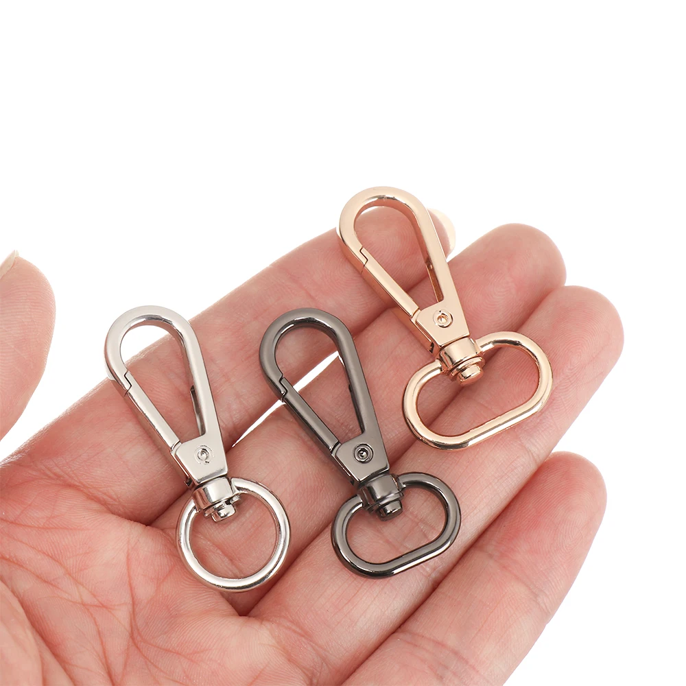 5Pcs/Set Metal Bags Strap Buckles Lobster Clasp Collar Carabiner Snap Hook DIY Keychain Bag Parts Accessories 13/15/20/25mm
