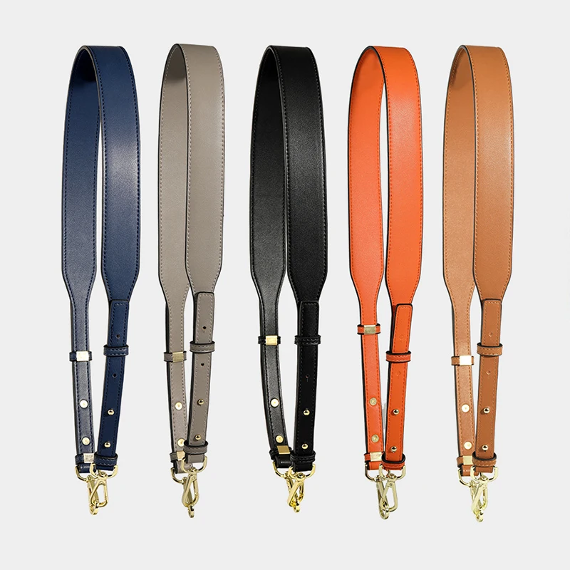 103-113cm Adjustable Genuine Leather Shoulder Crossbody Bag Strap Replacement Handbag Belt Women Purse DIY Bags Accessory Custom