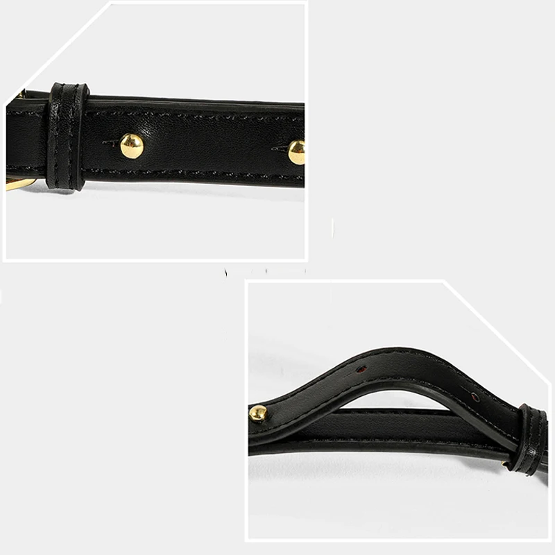 103-113cm Adjustable Genuine Leather Shoulder Crossbody Bag Strap Replacement Handbag Belt Women Purse DIY Bags Accessory Custom