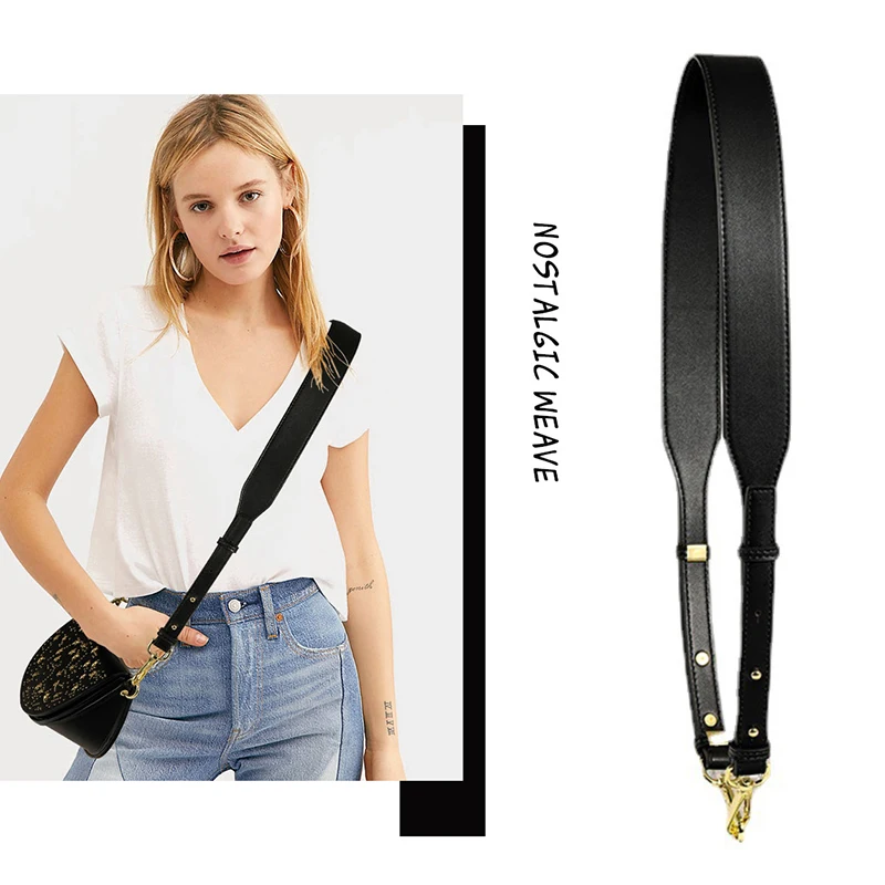 103-113cm Adjustable Genuine Leather Shoulder Crossbody Bag Strap Replacement Handbag Belt Women Purse DIY Bags Accessory Custom