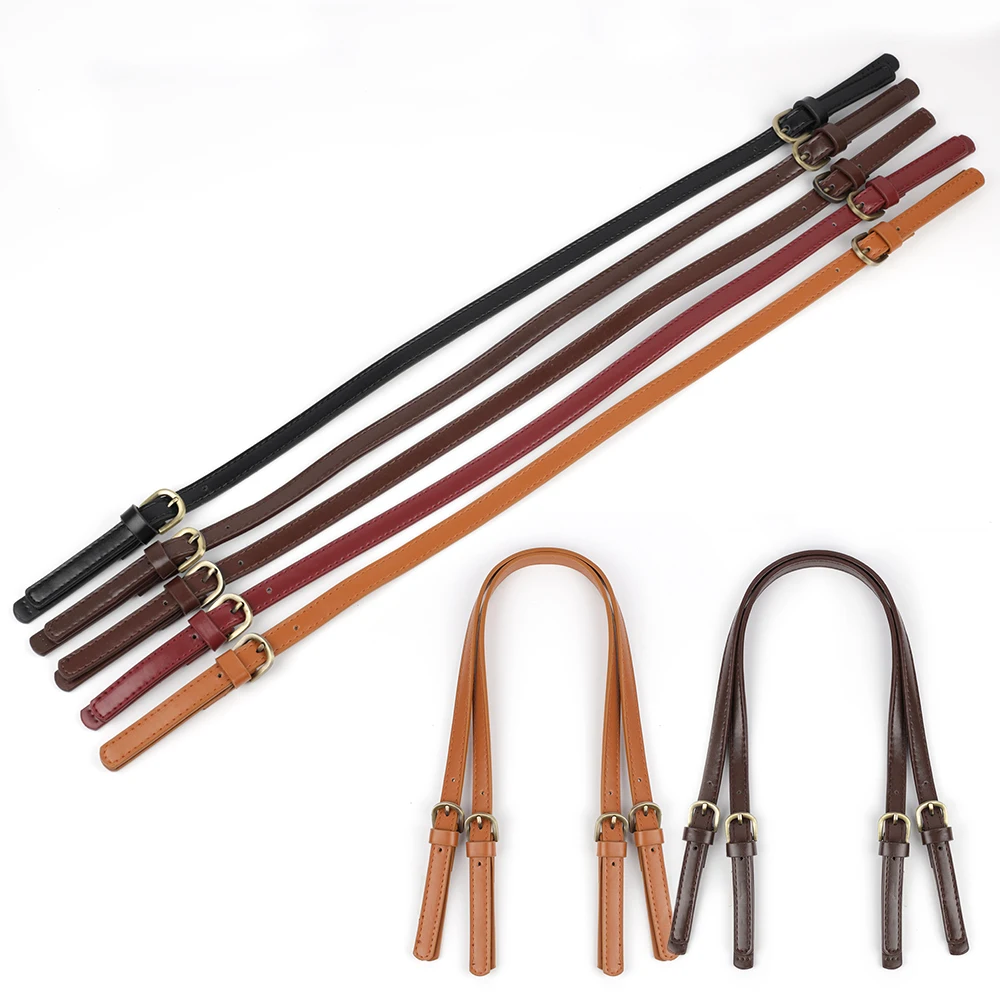 2PCS/Lot Women Shoulder Strap Brand Luxury Bag Strap Solid Color Bright Leather Adjustable Length 65cm-71cm for Bag Accessories