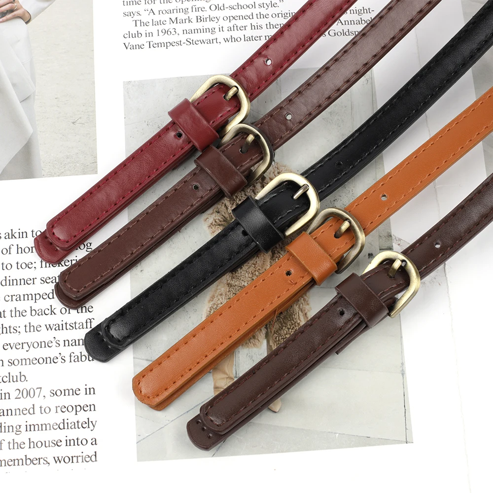 2PCS/Lot Women Shoulder Strap Brand Luxury Bag Strap Solid Color Bright Leather Adjustable Length 65cm-71cm for Bag Accessories
