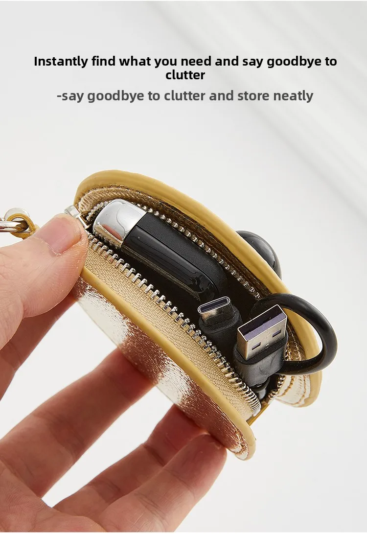 Alien Bag Charm For Women Durable Fashion High-quality Bag Hanging Headphones Storage Bag Keychain Bag Decoration