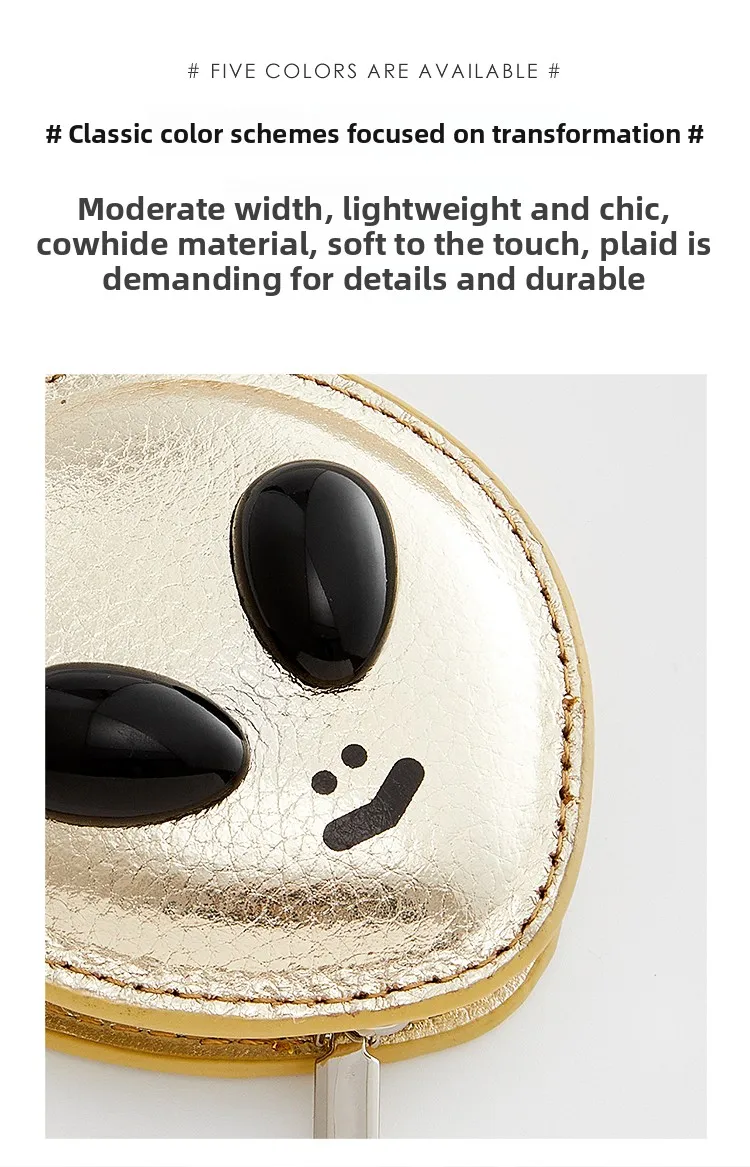 Alien Bag Charm For Women Durable Fashion High-quality Bag Hanging Headphones Storage Bag Keychain Bag Decoration