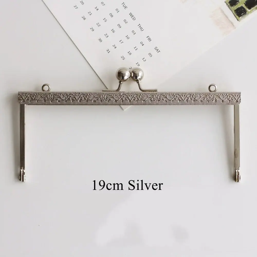 LIONSEN DIY10.5cm  Barge foot Metal Purse Frame Handle Kiss Clasp Lock for DIY Bag Sewing Craft Tailor Accessories