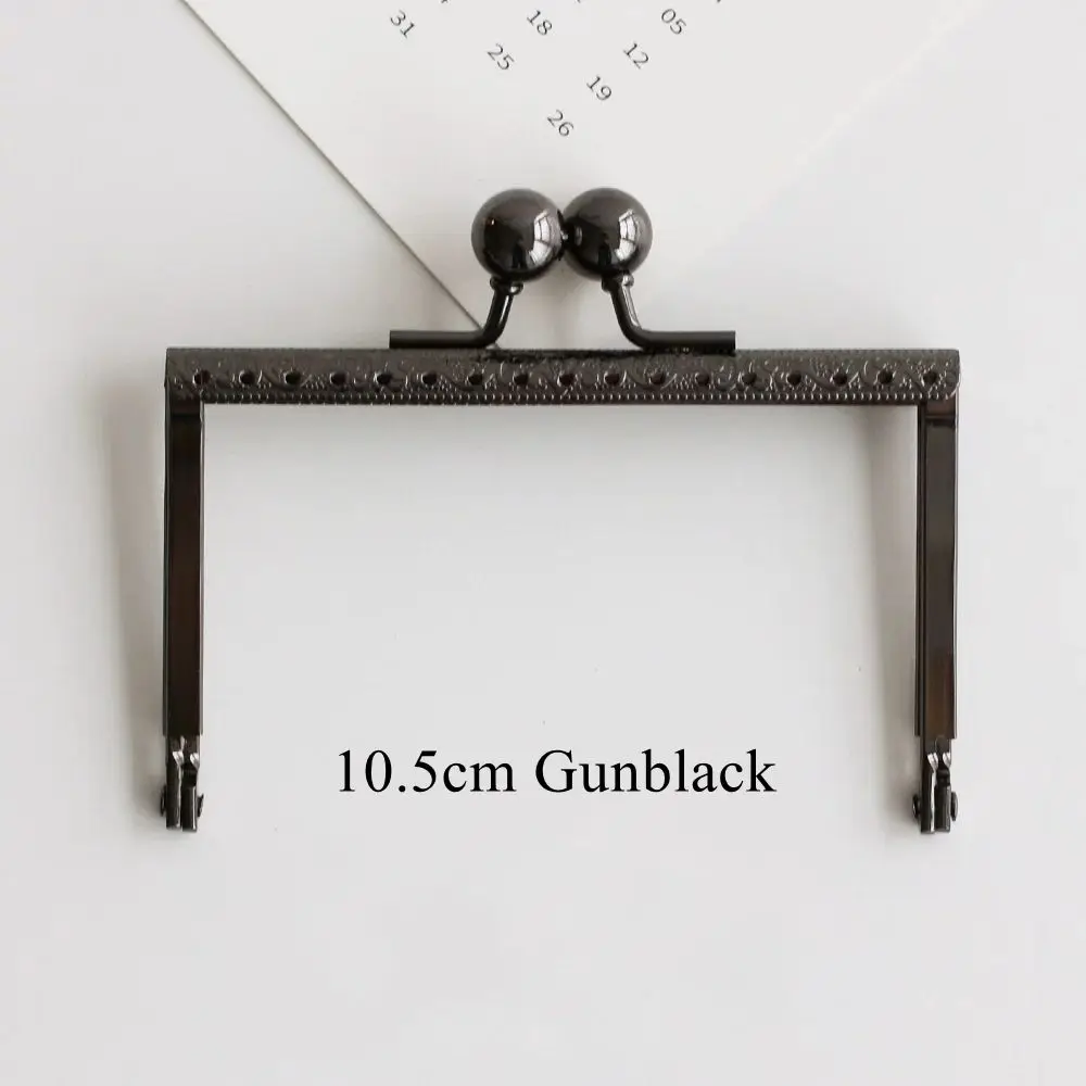 LIONSEN DIY10.5cm  Barge foot Metal Purse Frame Handle Kiss Clasp Lock for DIY Bag Sewing Craft Tailor Accessories