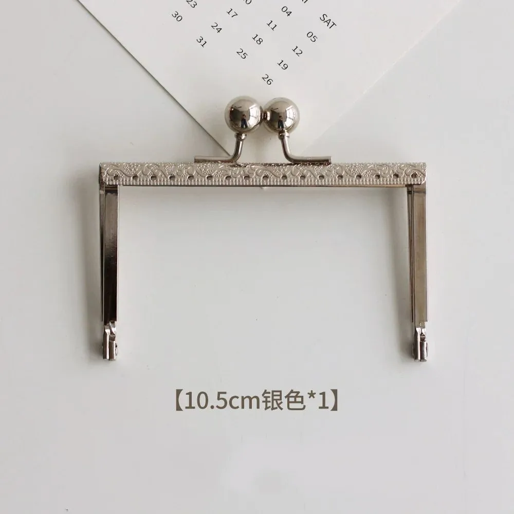 LIONSEN DIY10.5cm  Barge foot Metal Purse Frame Handle Kiss Clasp Lock for DIY Bag Sewing Craft Tailor Accessories