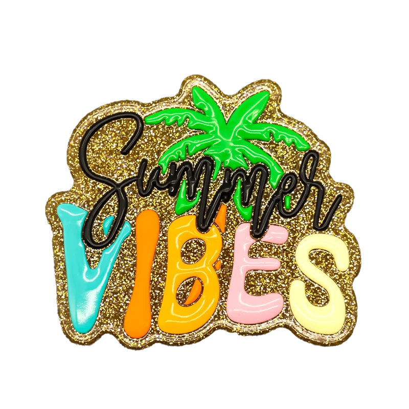 1PCS Women‘s Bag Charms Summer Style Fruit Plant Cactus Shiny Bow Beach Tote Bag Accessories Fashion Handbag Decorations