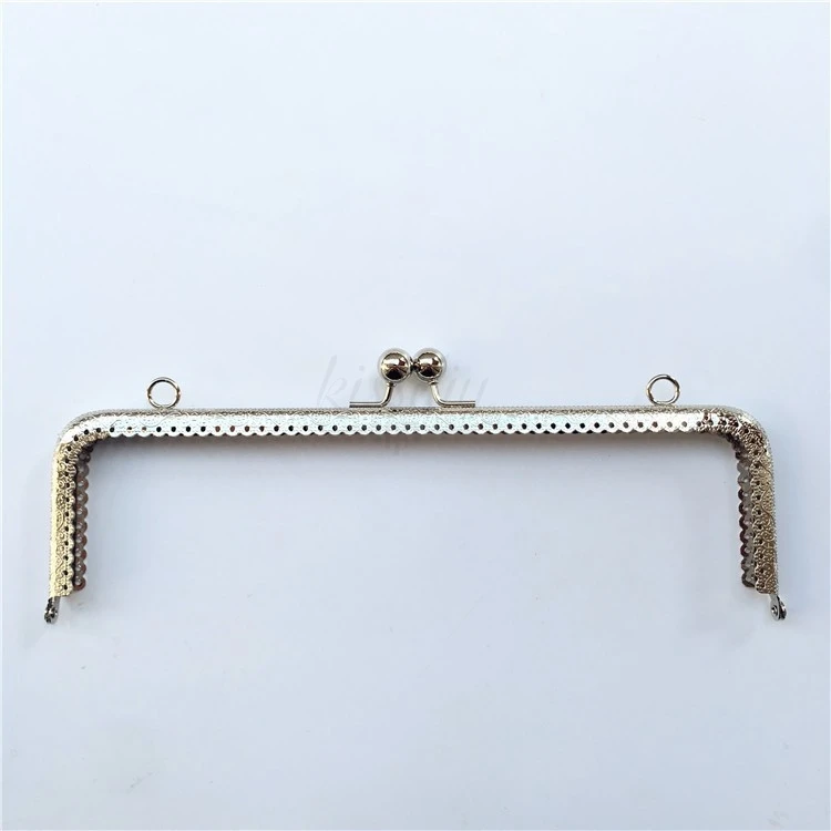 30CM 25CM Thicken Purse DIY Sewing Big Coin Purse Bronze Square Purse Frame Kiss Clasp For Bag Accessory