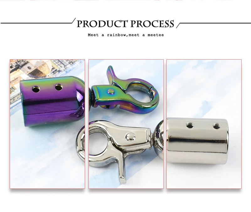 2/4/10Pcs Deepeel 13mm Metal Screw Buckles Handbag Chain Connect Bell Hanger Straps Stopper Snap Hook DIY Hardware Accessories
