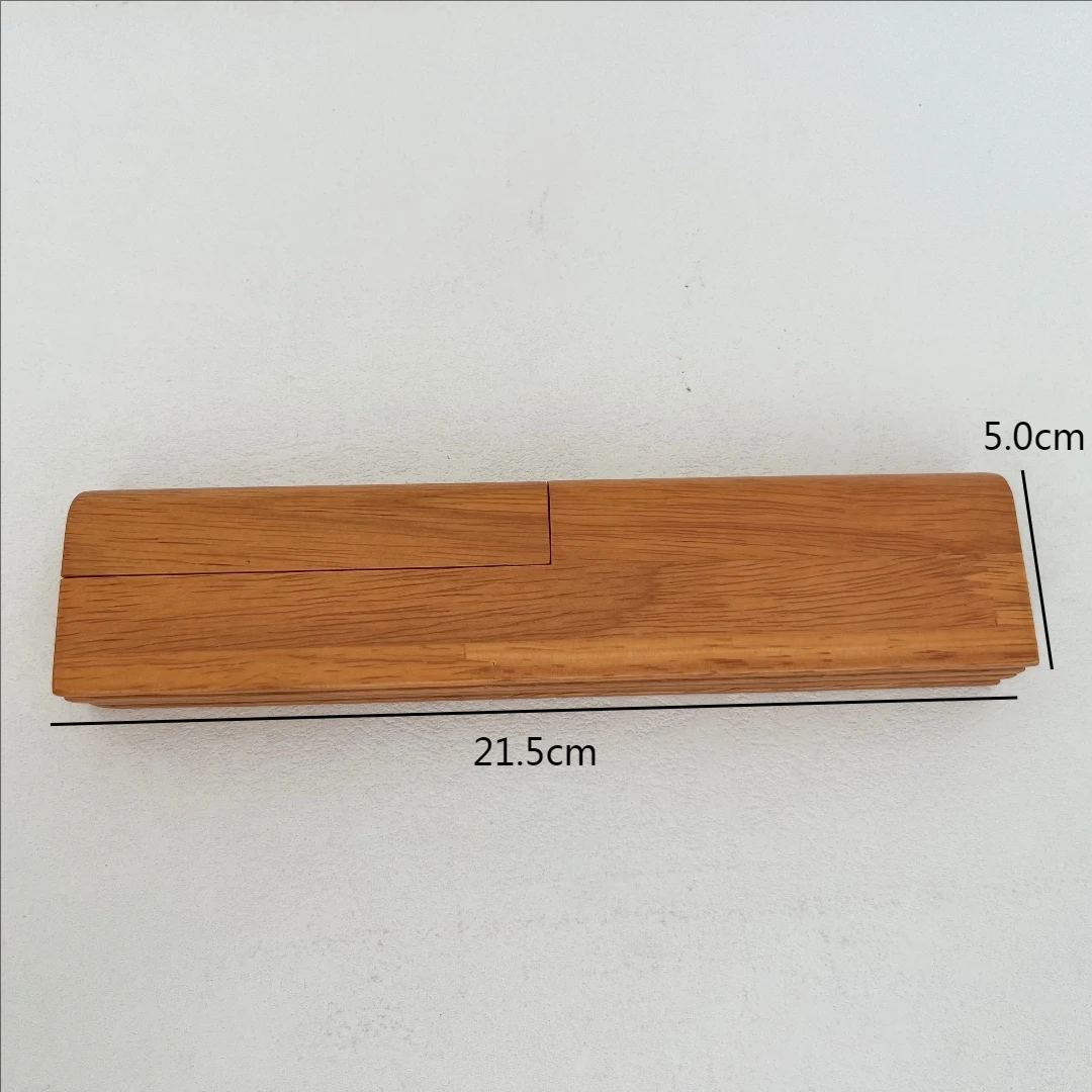 21.5 Cm Wood Bag Frame Bag Marriage Closures for Handbag Two Parts Craft Bag Accessory Women Clutch Wallet with Screws Bag Clasp